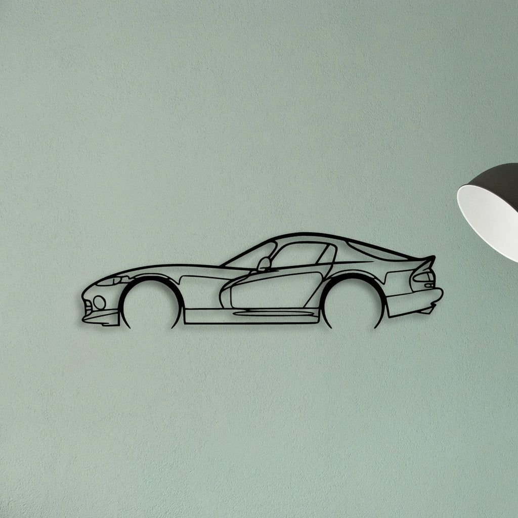 Viper ACR SR II 2002 Classic Silhouette Metal Wall Art - Tinvibe