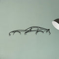 Viper GTS Classic Silhouette Metal Wall Art - Tinvibe