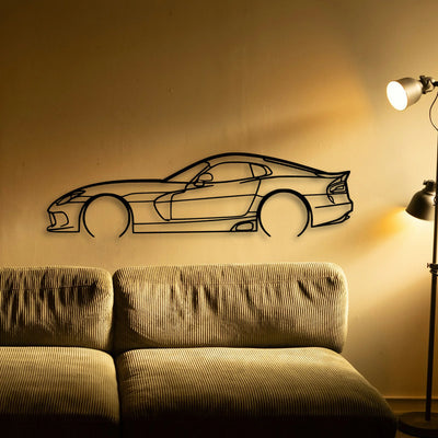 Viper GEN 5 Classic Silhouette Metal Wall Art - Tinvibe