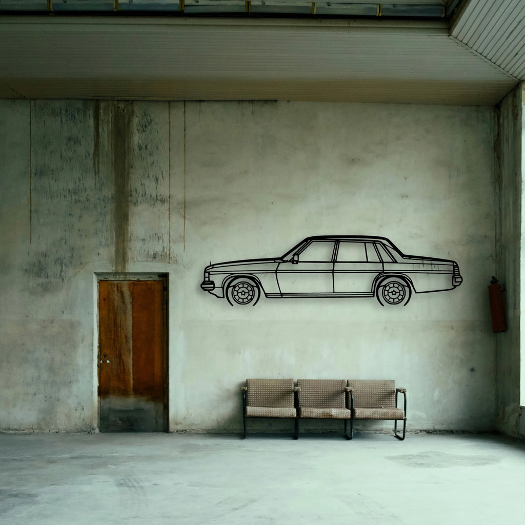 WB Caprice 1981 Classic Silhouette Metal Wall Art - Tinvibe