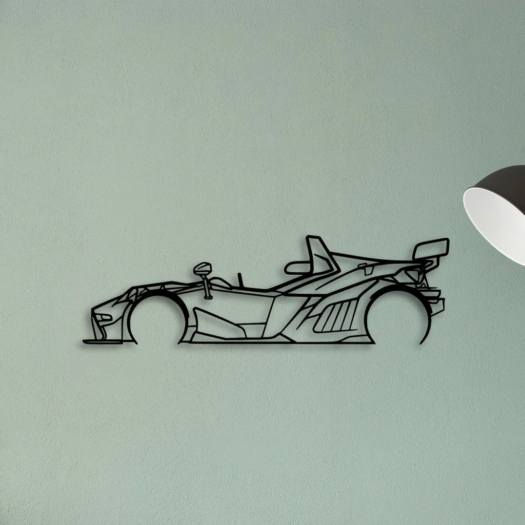 X BOW Classic Silhouette Metal Wall Art - Tinvibe