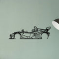 X BOW Classic Silhouette Metal Wall Art - Tinvibe