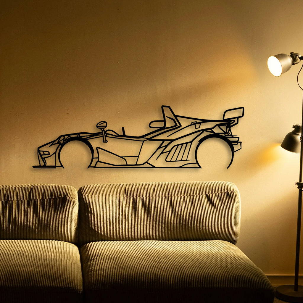 X BOW Classic Silhouette Metal Wall Art - Tinvibe