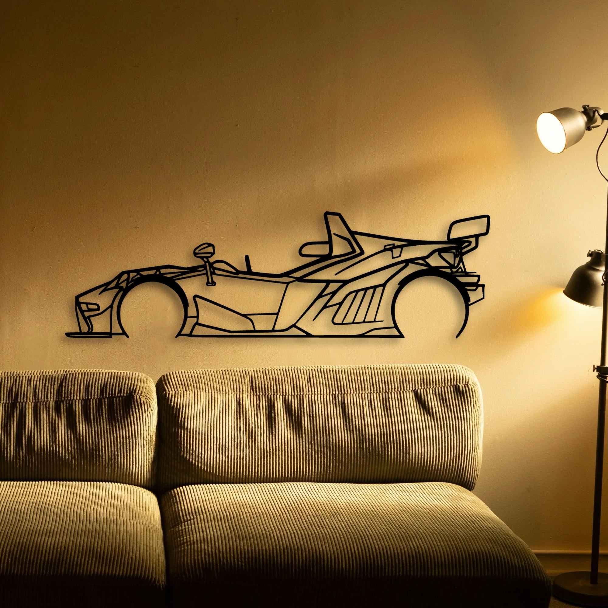 X BOW Classic Silhouette Metal Wall Art - Tinvibe