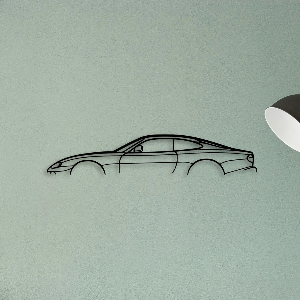 XK8 2000 Classic Silhouette Metal Wall Art - Tinvibe