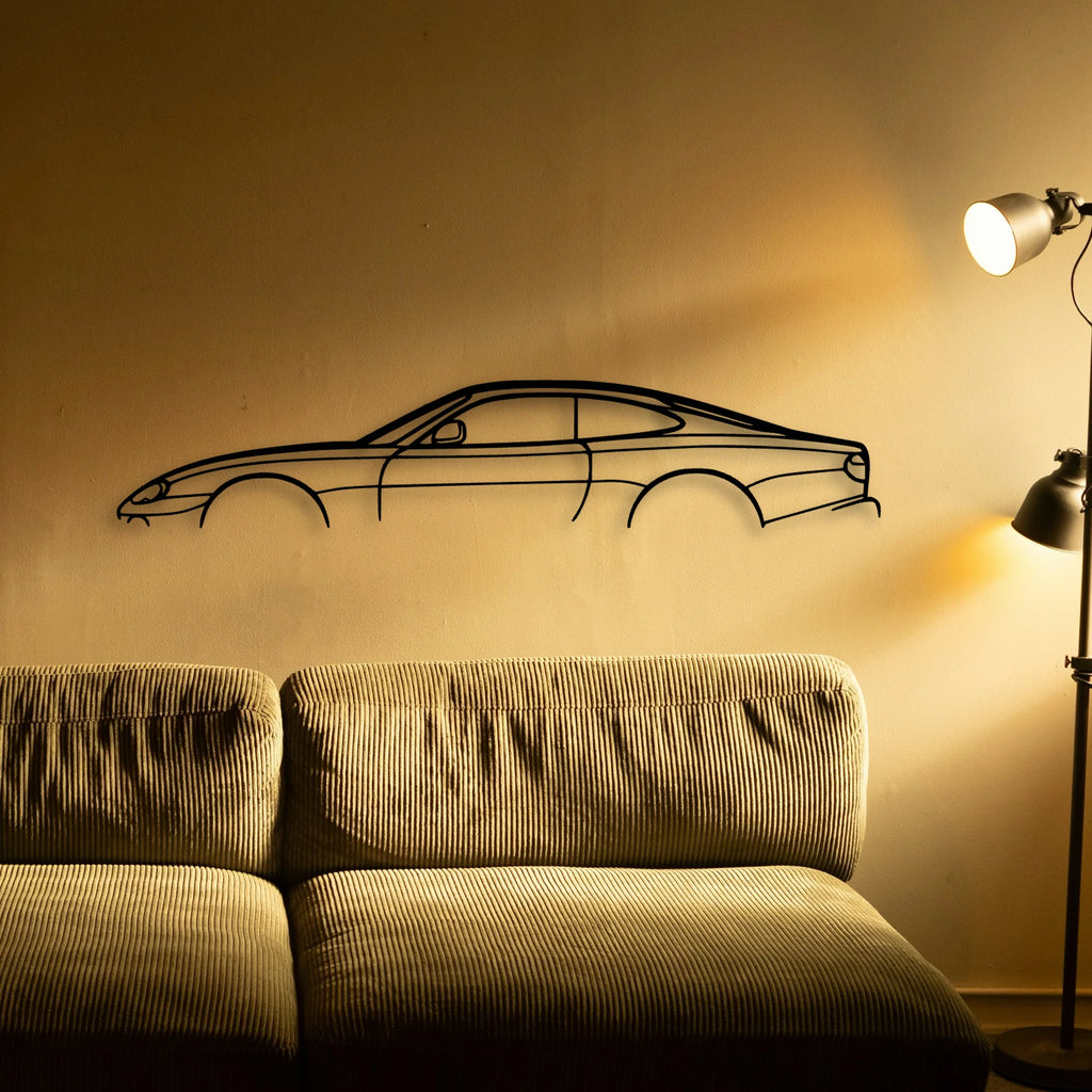 XK8 2000 Classic Silhouette Metal Wall Art - Tinvibe