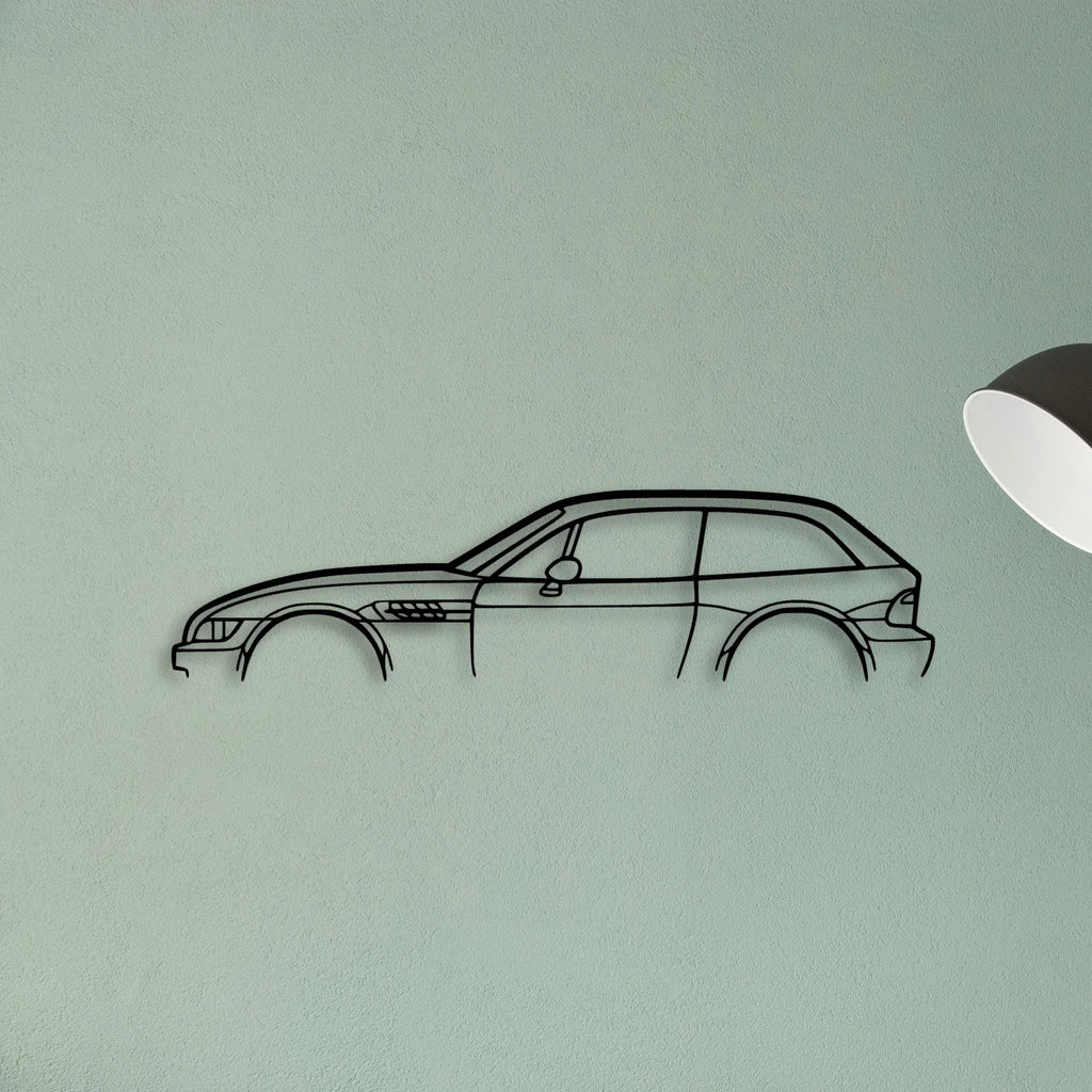 Z3 M Coupe Classic Silhouette Metal Wall Art - Tinvibe