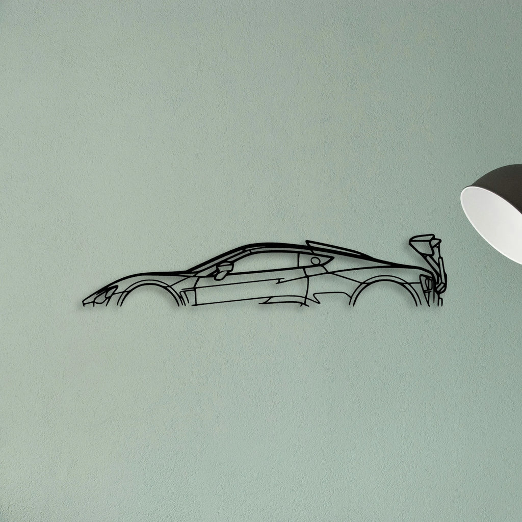 Zenvo TSR 2020 Classic Silhouette Metal Wall Art - Tinvibe