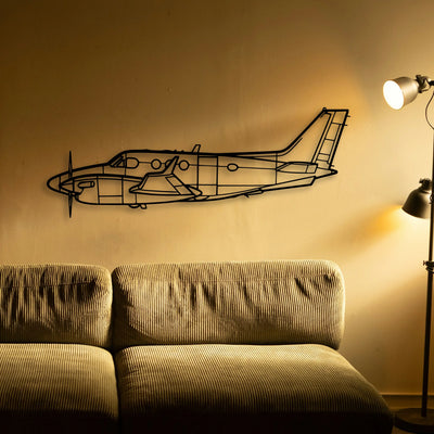 A320 CFM56 2 Classic Aircraft Silhouette Metal Wall Art - Tinvibe