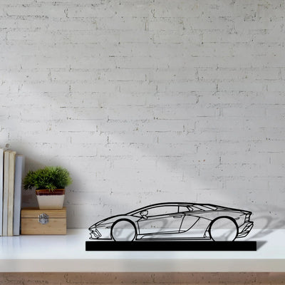 aventador-s-2019-2 Silhouette Metal Art Stand - Tinvibe