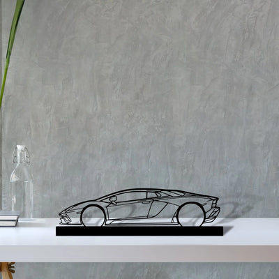 aventador-s-2019 Silhouette Metal Art Stand - Tinvibe