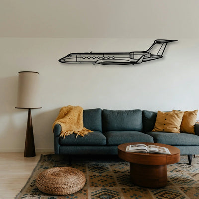 B25J 3 Classic Aircraft Silhouette Metal Wall Art - Tinvibe