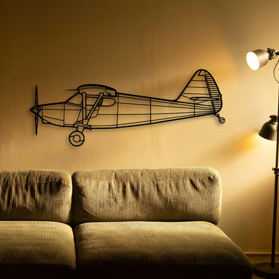 Bell 212 Sentry 2 Classic Aircraft Silhouette Metal Wall Art - Tinvibe