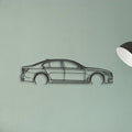 BMW 750i Classic Silhouette Metal Wall Art - Tinvibe