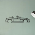 BMW Z3 Classic Silhouette Metal Wall Art - Tinvibe
