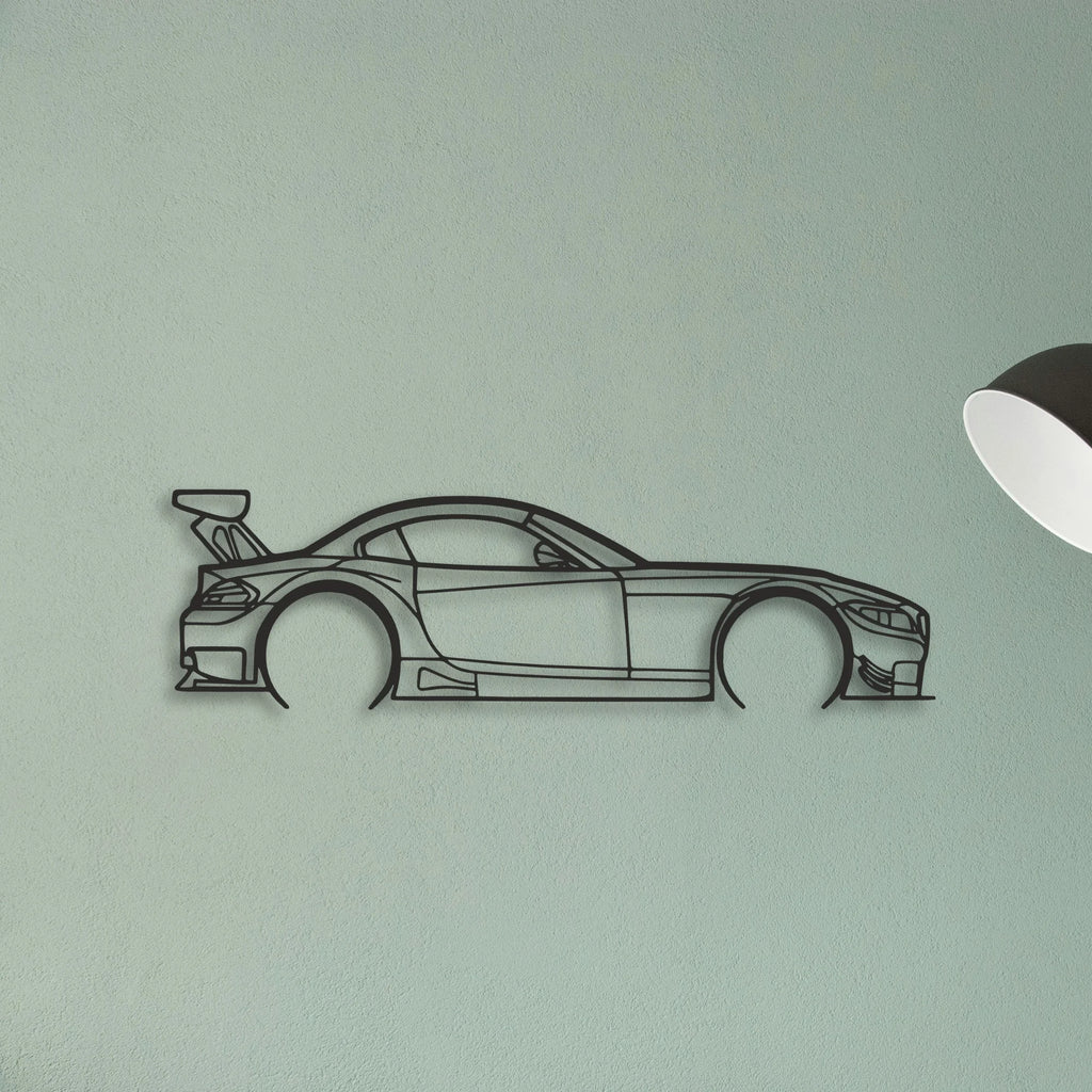 BMW Z4 E89 Classic Silhouette Metal Wall Art - Tinvibe