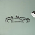 BMW Z4M Roadster Classic Silhouette Metal Wall Art - Tinvibe