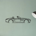 BMW Z8 Classic Silhouette Metal Wall Art - Tinvibe