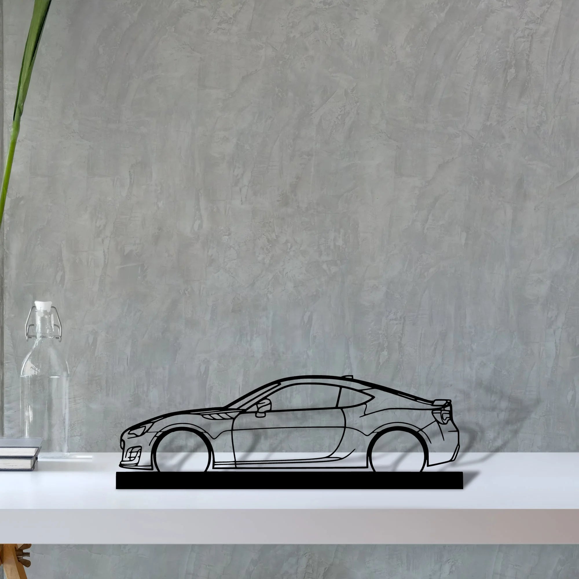 brz Silhouette Metal Art Stand - Tinvibe