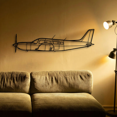 C 5 Galaxy 2 Classic Aircraft Silhouette Metal Wall Art - Tinvibe