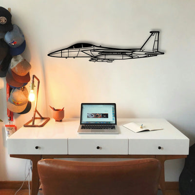 C182 Classic Aircraft Silhouette Metal Wall Art - Tinvibe
