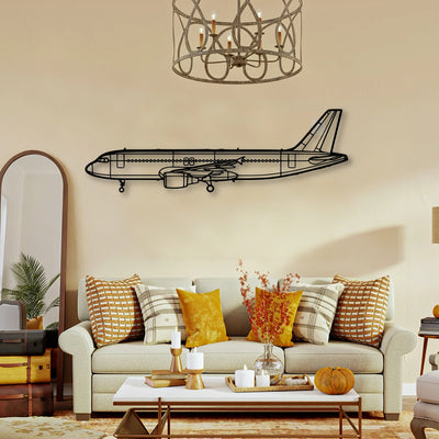 C208B Grand Caravan Classic Aircraft Silhouette Metal Wall Art - Tinvibe