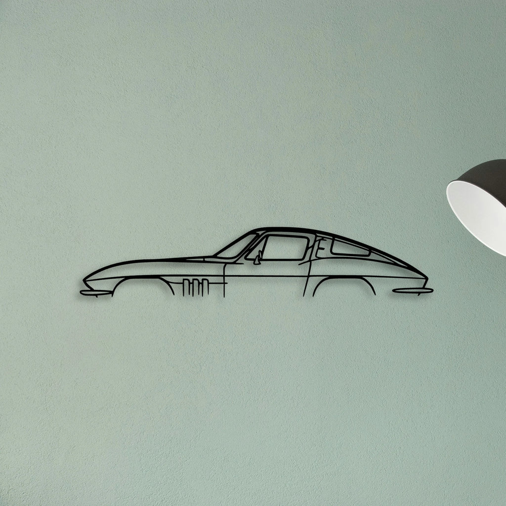 C2 Classic Silhouette Metal Wall Art - Tinvibe