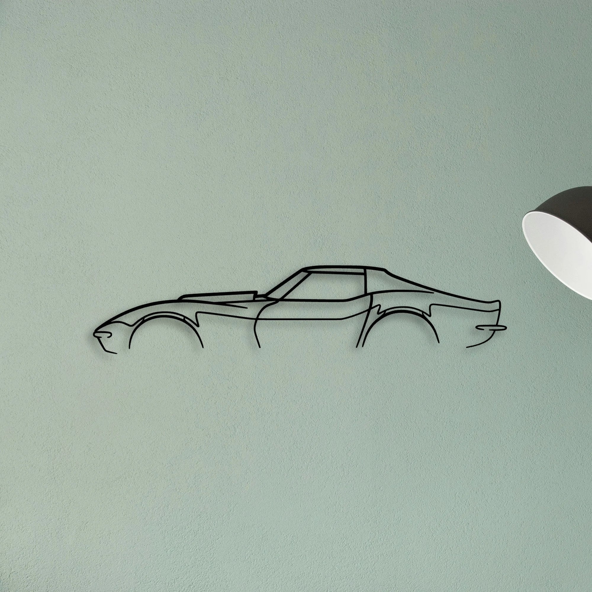 C3 L88 Classic Silhouette Metal Wall Art - Tinvibe