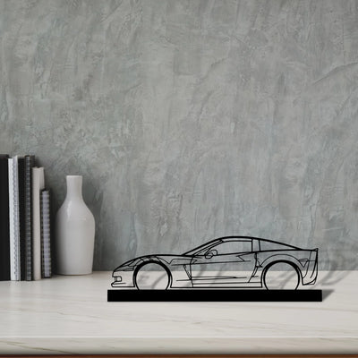 c6-z06 Silhouette Metal Art Stand - Tinvibe