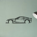 C6 ZR1 2 Classic Silhouette Metal Wall Art - Tinvibe