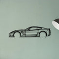 C7 Z06 Classic Silhouette Metal Wall Art - Tinvibe