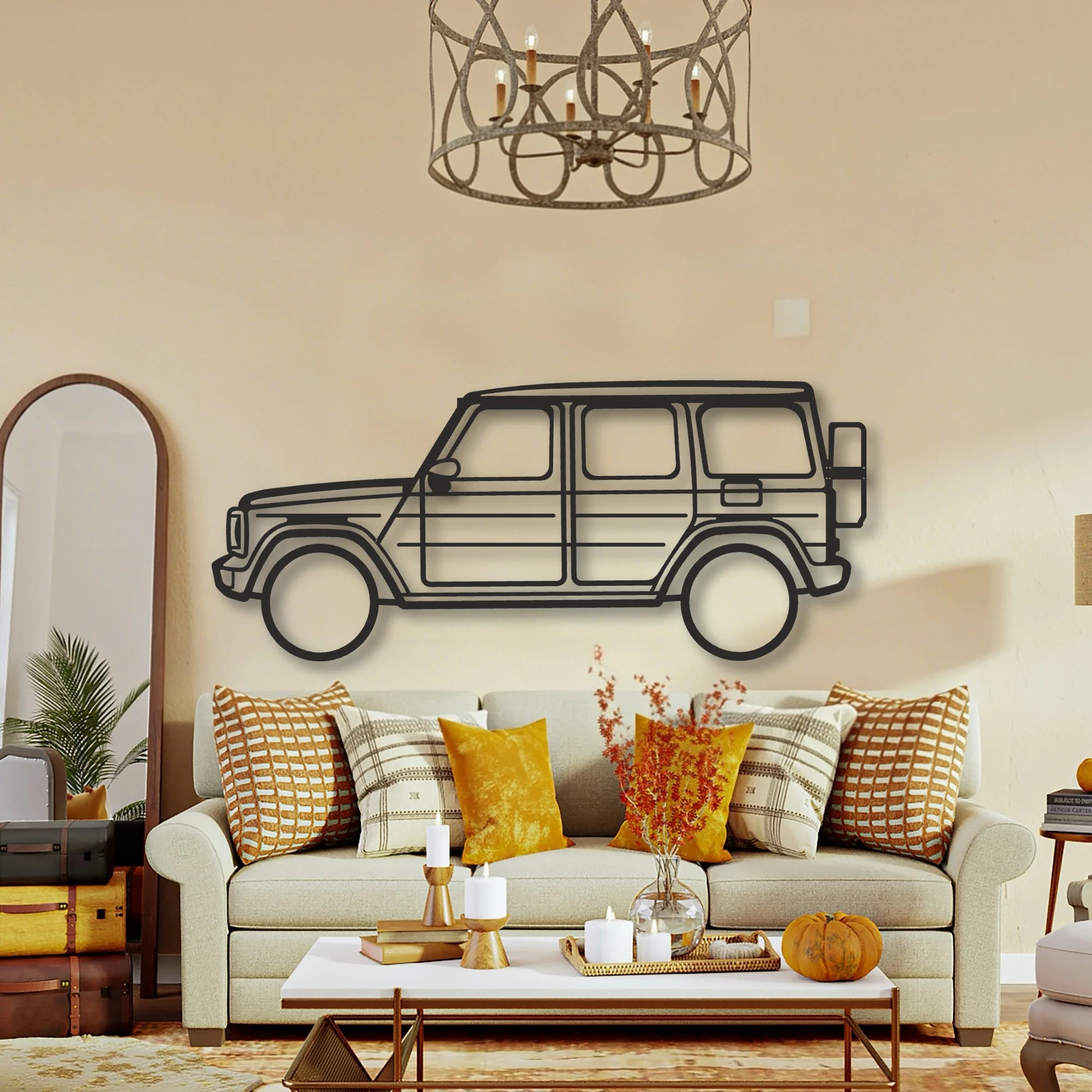 Class G Classic Silhouette Metal Wall Art - Tinvibe