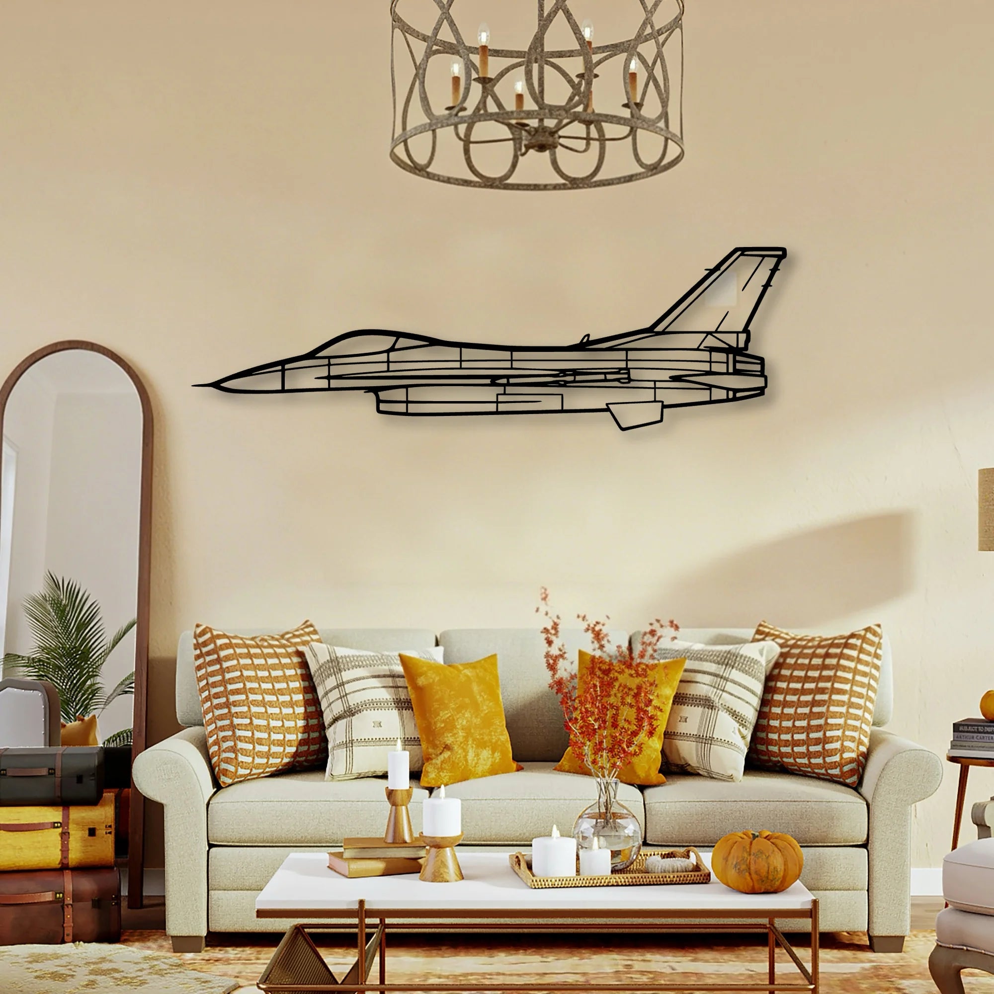 De Havilland Beaver Classic Aircraft Silhouette Metal Wall Art - Tinvibe