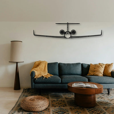 E 2C Hawkeye Classic Aircraft Silhouette Metal Wall Art - Tinvibe