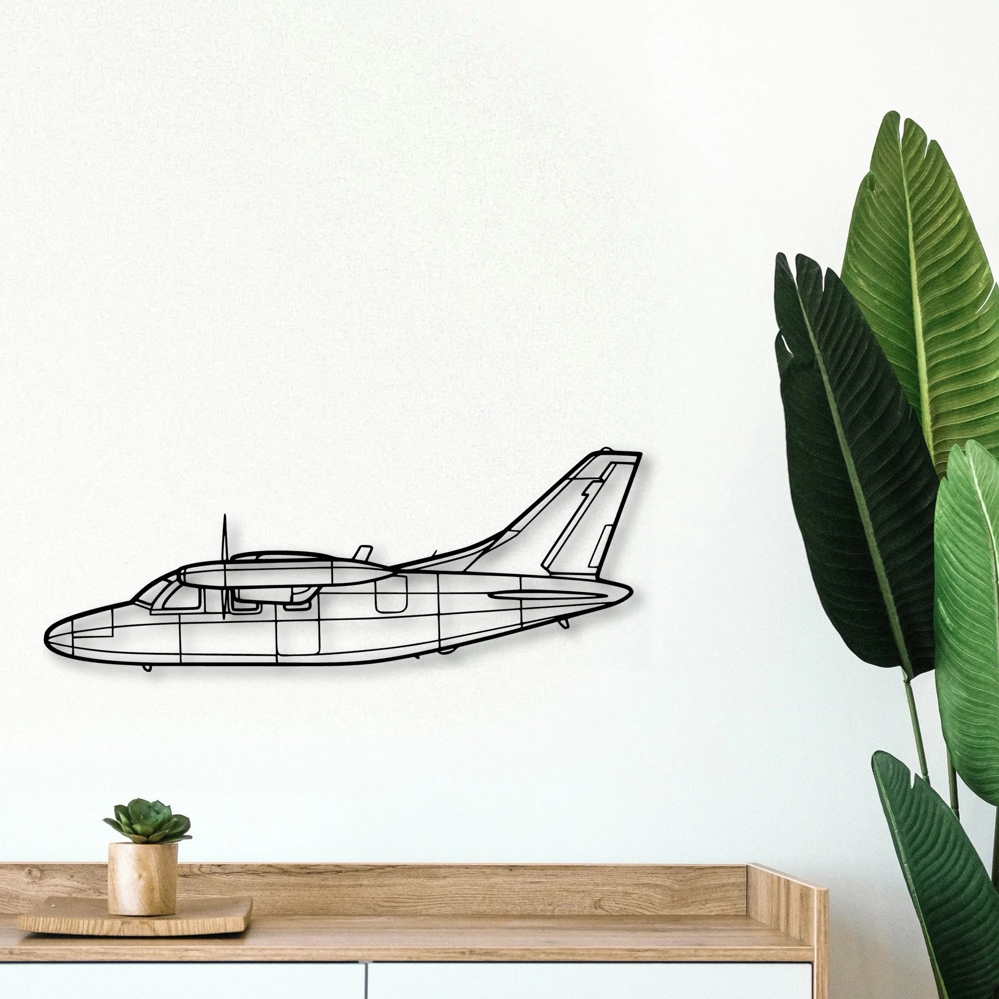 Ea 18G Classic Aircraft Silhouette Metal Wall Art - Tinvibe