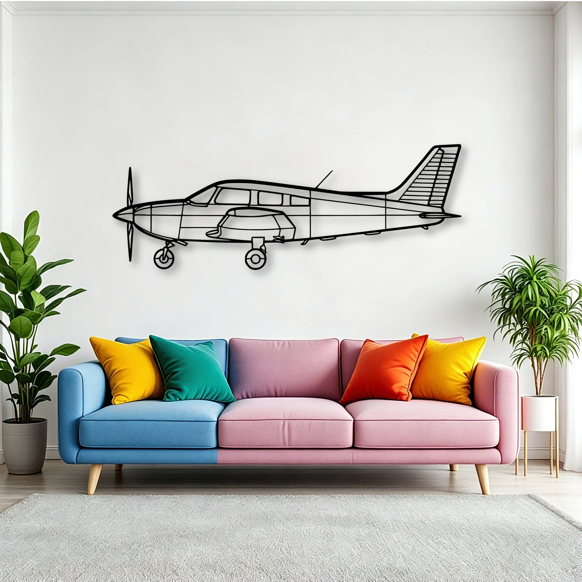 F 111 Aardvark Classic Aircraft Silhouette Metal Wall Art - Tinvibe