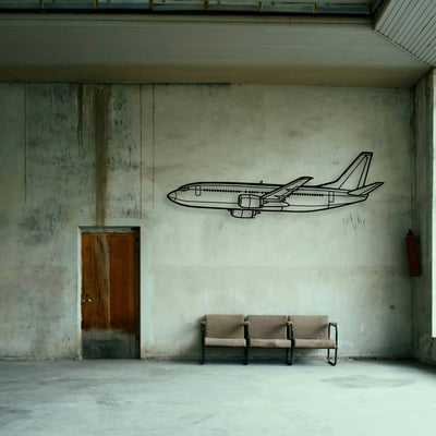 F 16D Classic Aircraft Silhouette Metal Wall Art - Tinvibe