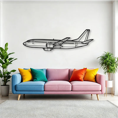 F 16D Classic Aircraft Silhouette Metal Wall Art - Tinvibe