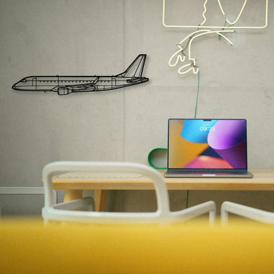F 4E Phantom Classic Aircraft Silhouette Metal Wall Art - Tinvibe