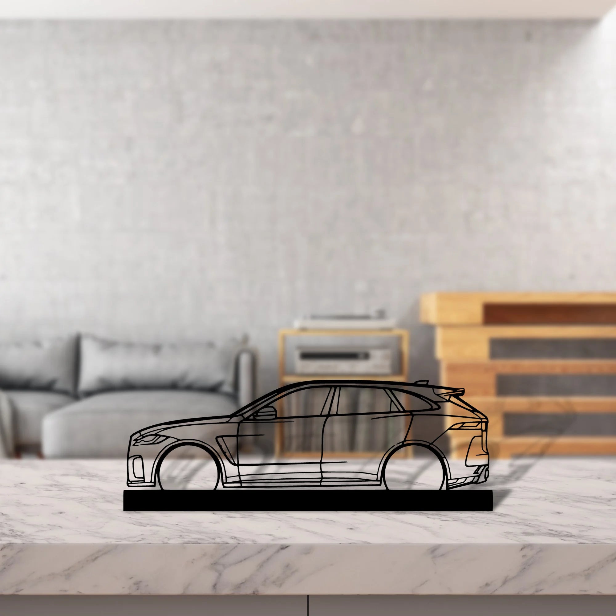 f-pace-svr Silhouette Metal Art Stand - Tinvibe