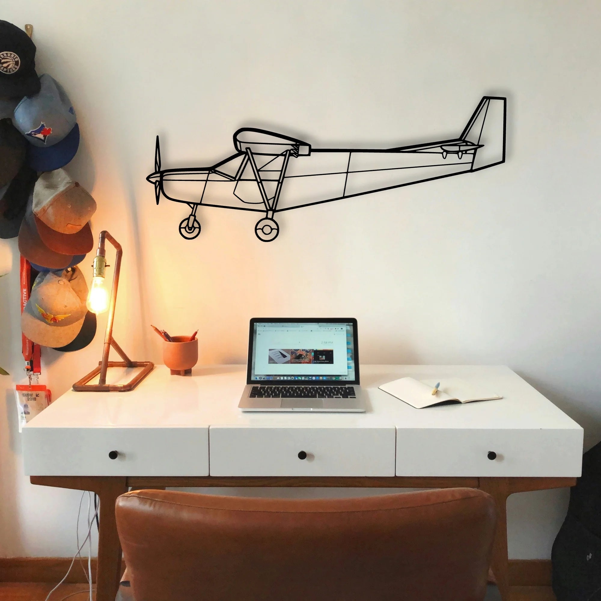 F35A Lightning Ll Classic Aircraft Silhouette Metal Wall Art - Tinvibe