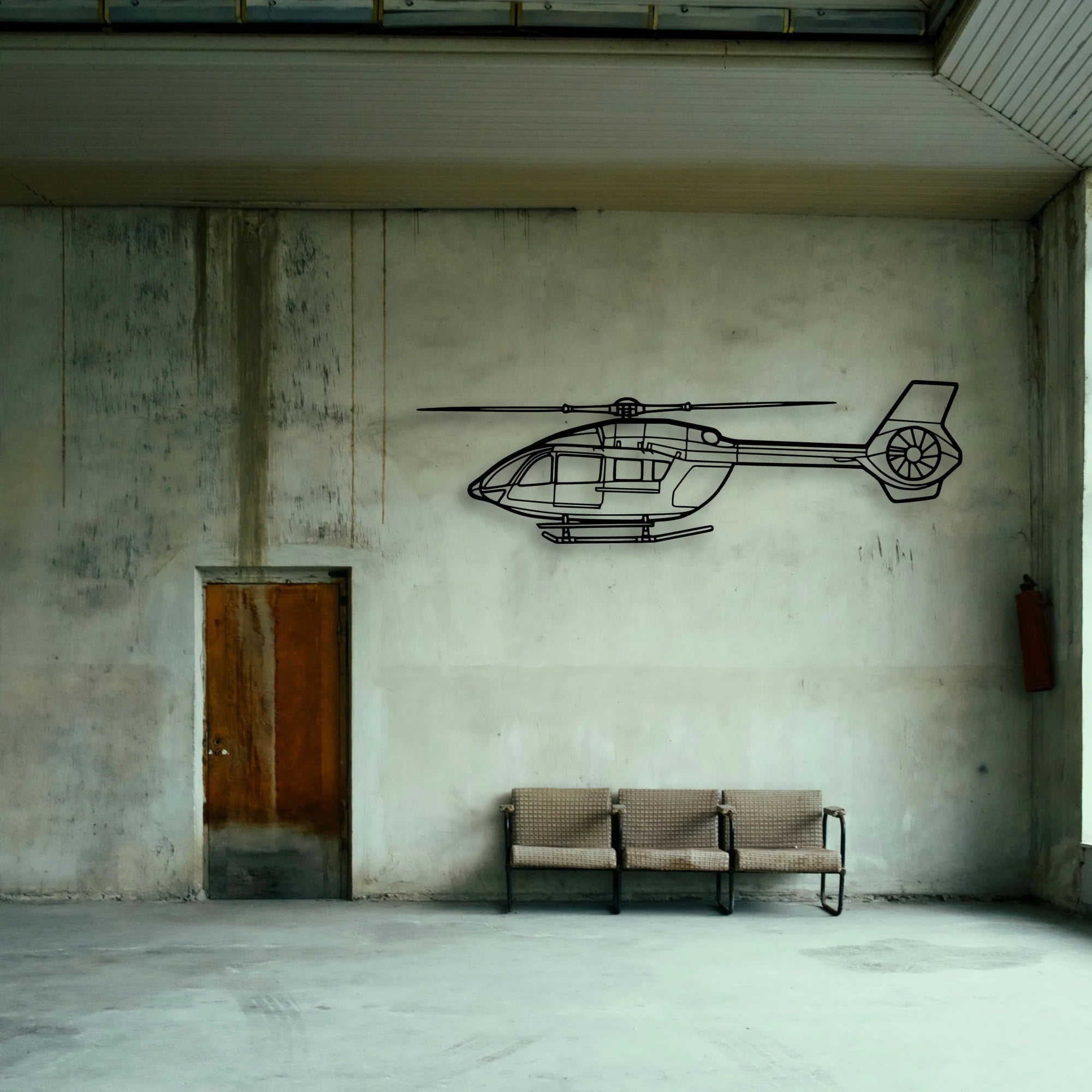 F4D Skyray Classic Aircraft Silhouette Metal Wall Art - Tinvibe