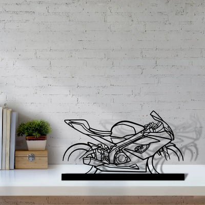 gsx-r-1000 Silhouette Metal Art Stand - Tinvibe