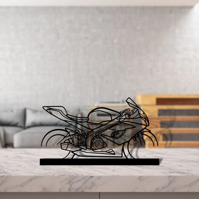gsx-r-1000 Silhouette Metal Art Stand - Tinvibe