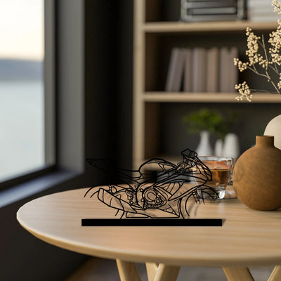 gsx-r Silhouette Metal Art Stand - Tinvibe