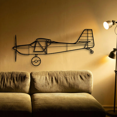 H145 2 Classic Aircraft Silhouette Metal Wall Art - Tinvibe
