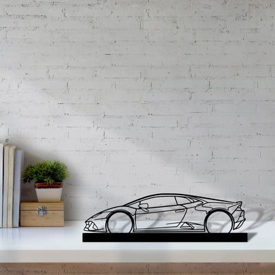 huracan Silhouette Metal Art Stand - Tinvibe
