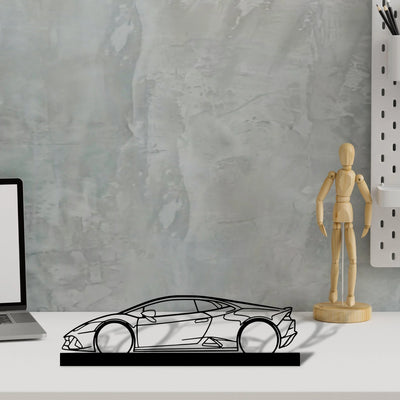 huracan Silhouette Metal Art Stand - Tinvibe
