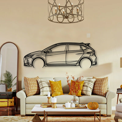 I20N 2022 Classic Silhouette Metal Wall Art - Tinvibe