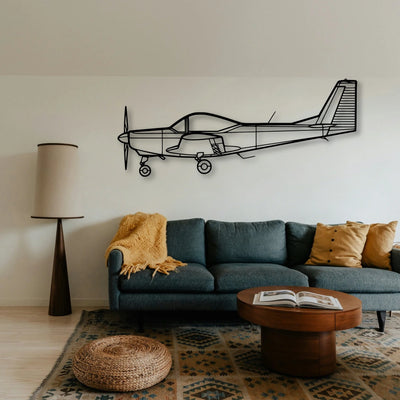 M20M Classic Aircraft Silhouette Metal Wall Art - Tinvibe